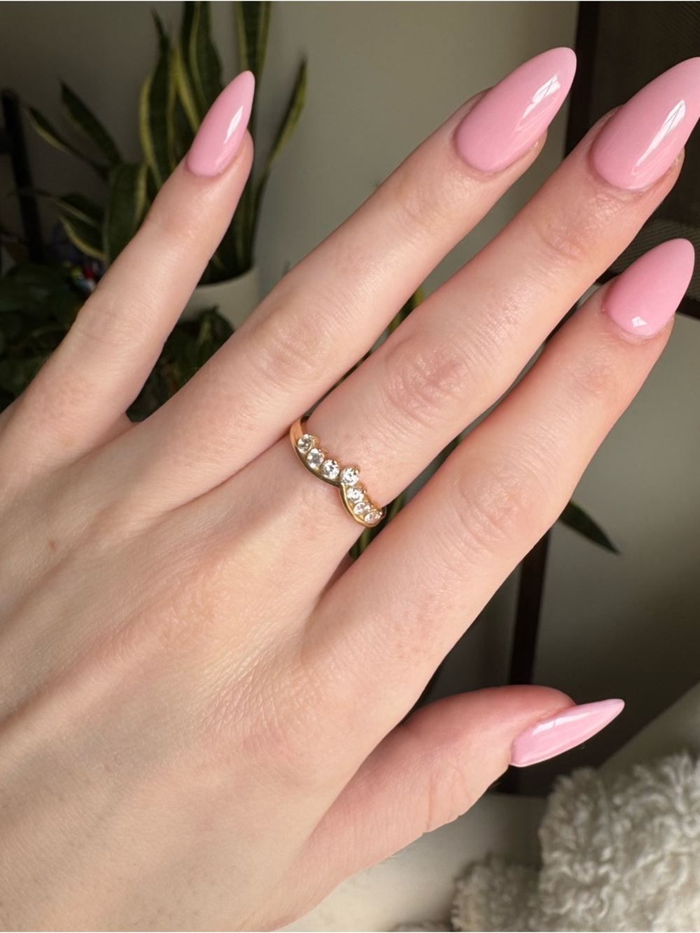 14K Gold Cubic Zirconia Ring